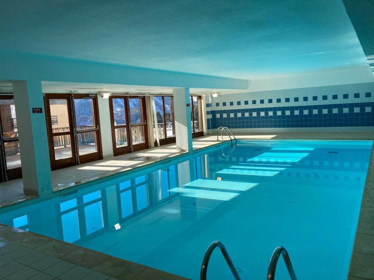 Appartement 6 Places Aux Pieds Des Pistes Avec Piscine, Wifi Et Parking Prive, Salle De Bain Refaite A Neuf Orcières Exterior foto